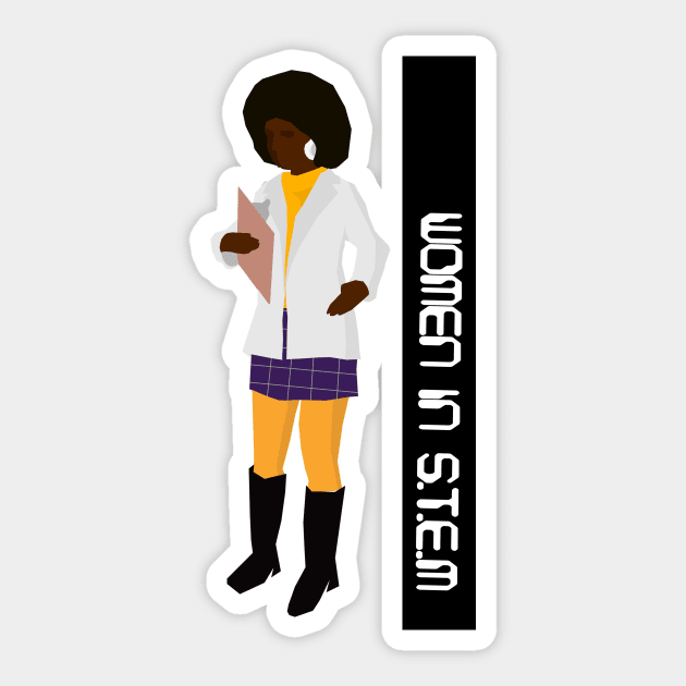 Women In Stem: Space ship earth Sticker by Radical Rad